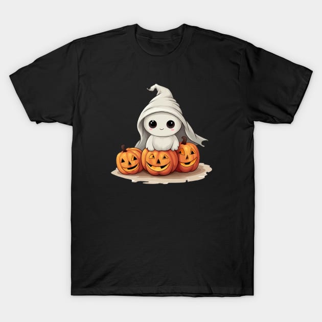 Boo Pumpkin T-Shirt by WoodShop93